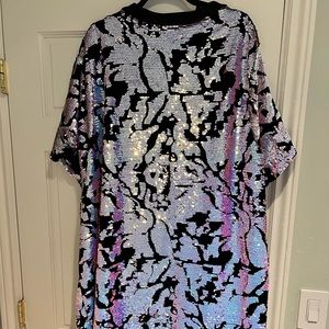 Sequin and Velvet Dress Plus Size Isolated Heroes